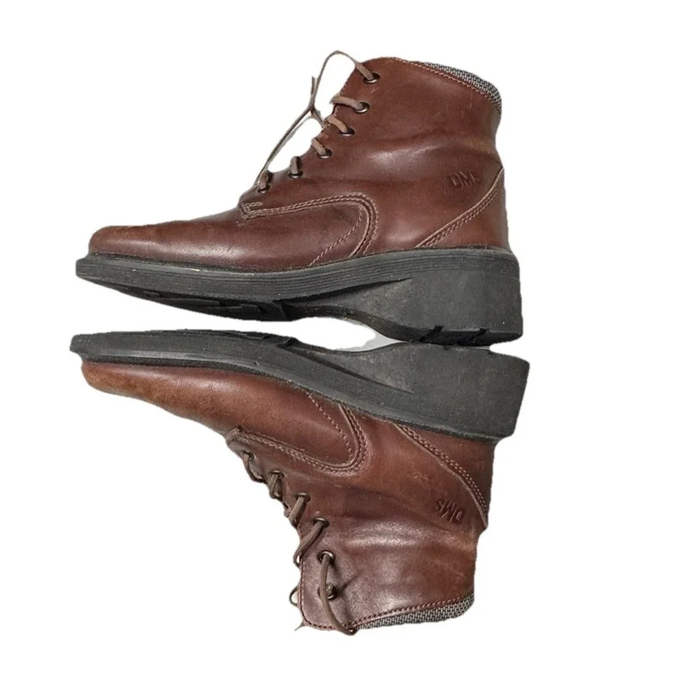 Vintage Brown Dr Marten's 8287 Air Wair Boots Size 4 AW 004 